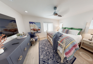 Fully furnished bedroom